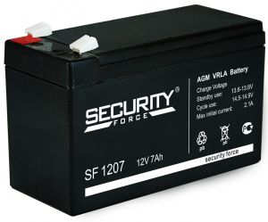 Аккумуляторная батарея SECURITY FORCE SF 1207 ― РадиоМаркет