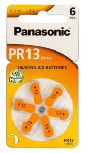 Батарейки для слуховых аппаратов Panasonic 13 / PR13 / PR48  ― РадиоМаркет