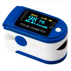 Пульсоксиметр OM-01 на палец для измерений пульса и кислорода в крови ― RadioMarket