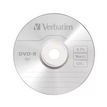 Диск DVD-R 16x 4.7Gb Verbatim(без упаковки) ― RadioMarket