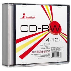 Диск SmartTrack slim CD-RW 12x ― РадиоМаркет